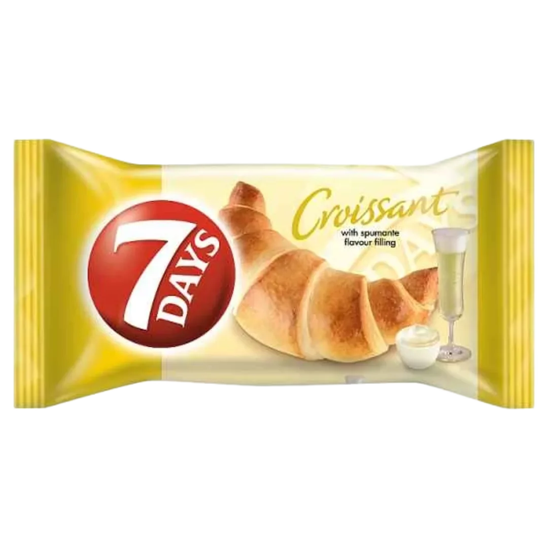 7DAYS croissant pezsgő ízű töltelékkel 60 g