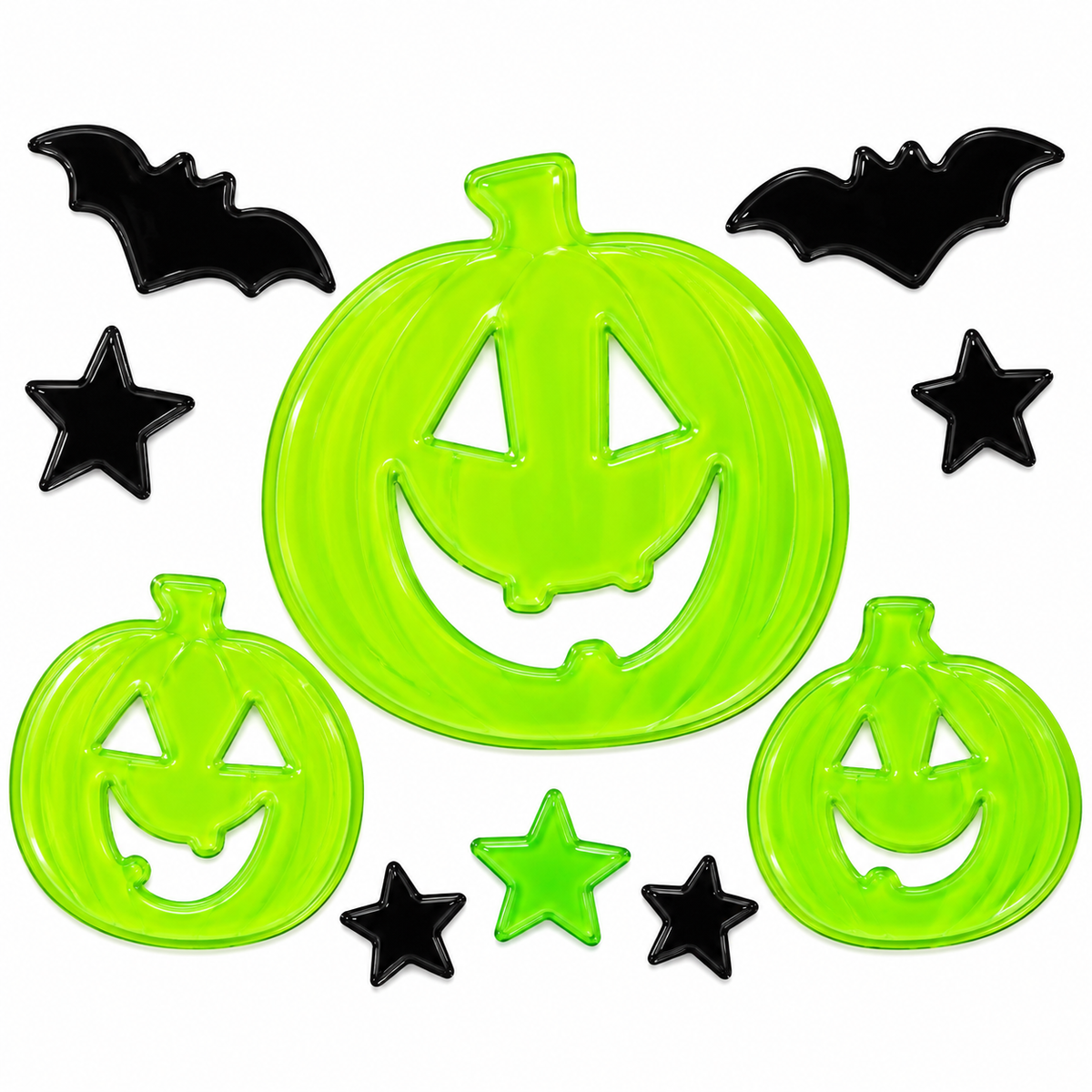Halloween ablakzselé