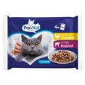 PreVital nedves macskaeledel csirkével és borjúval szószban 4 × 100 g (400 g)