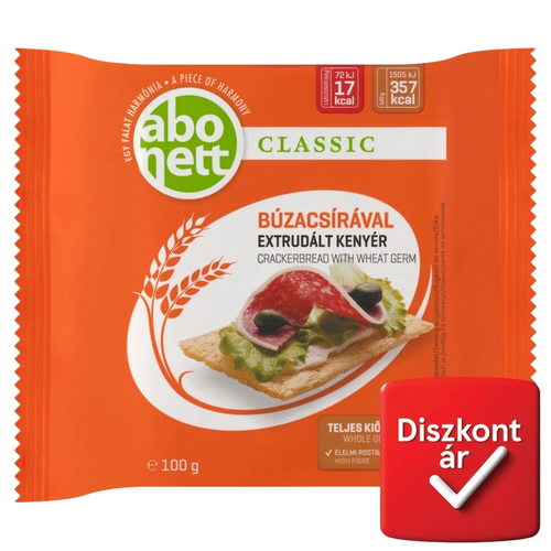 Abonett Búzacsírával extrudált kenyér 100 g