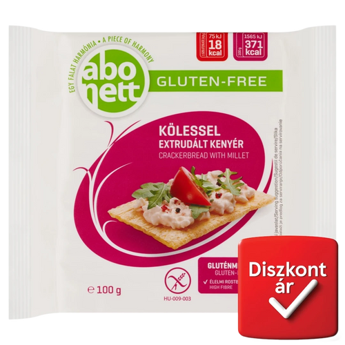 Abonett gluténmentes kölessel extrudált kenyér 100 g