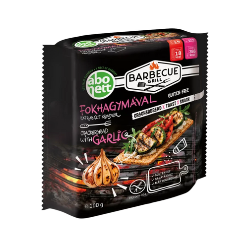 Abonett Barbecue fokhagymás extrudált kenyér 100 g