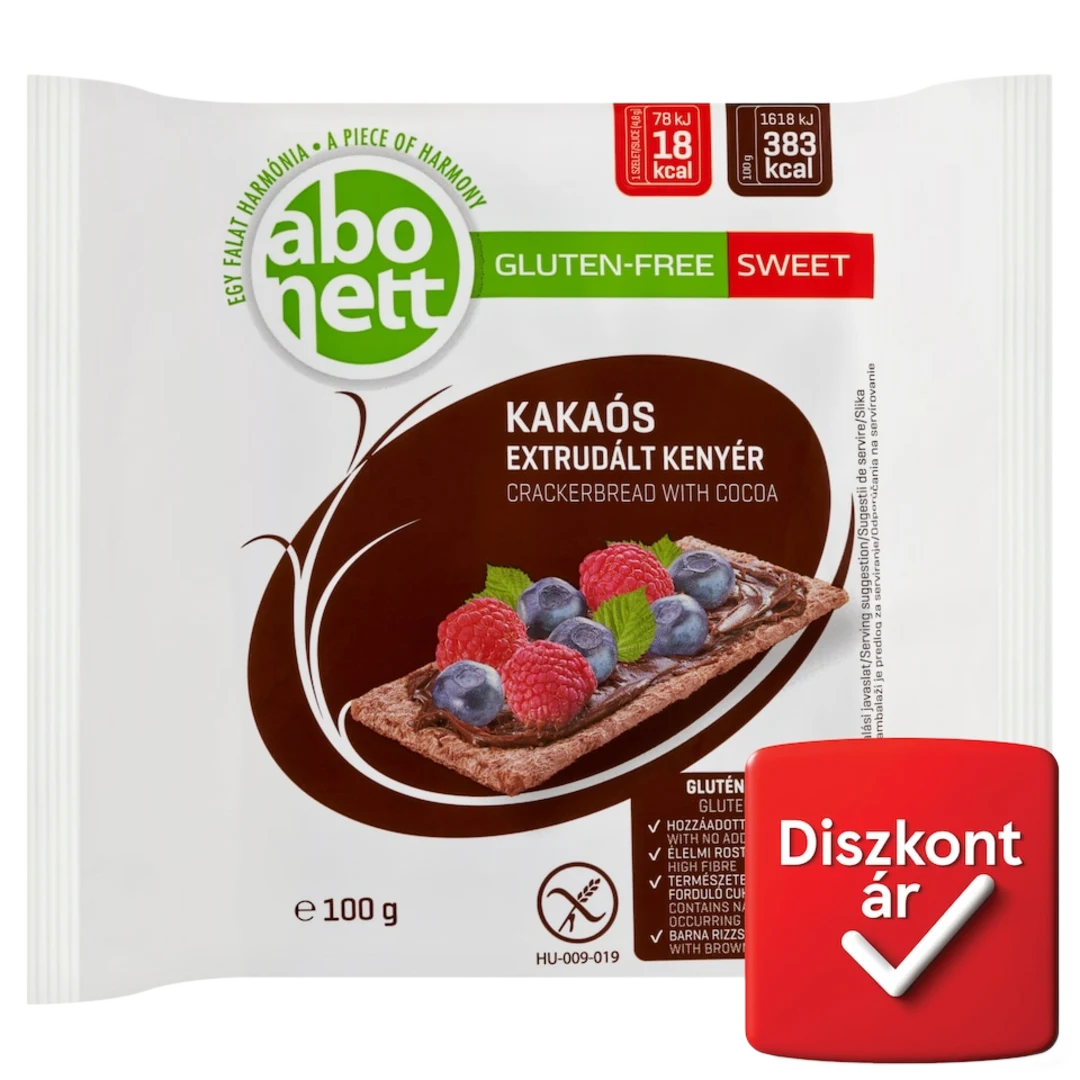 Abonett Kakaós extrudált kenyér 100 g
