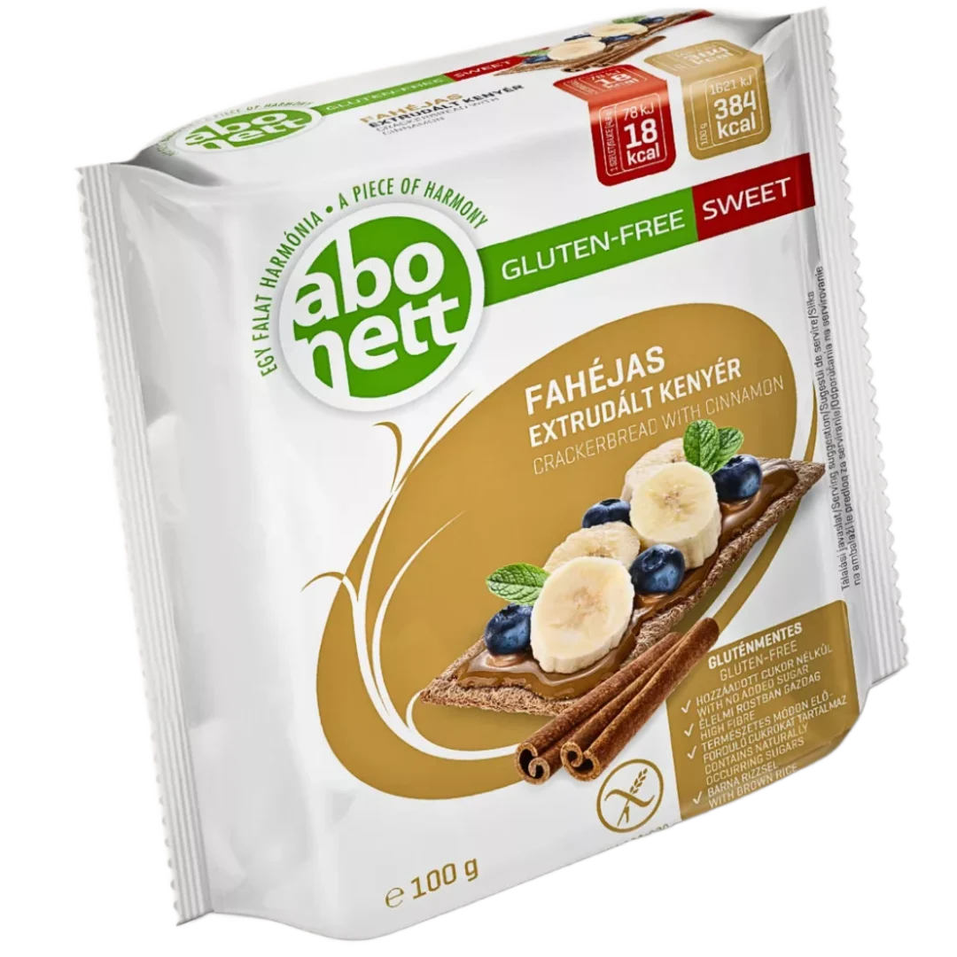 Abonett Fahéjas extrudált kenyér 100 g