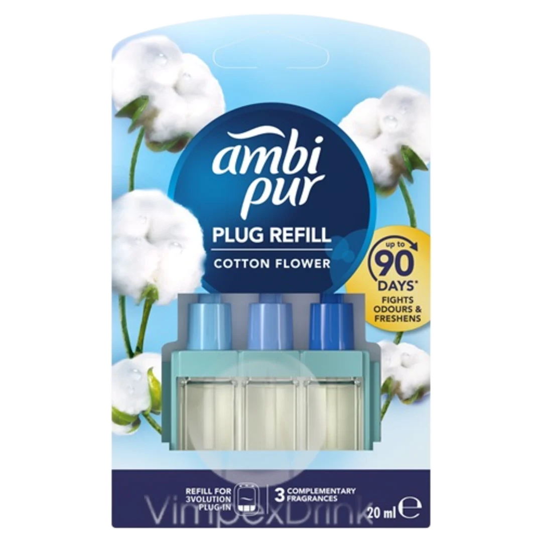 Ambi Pur 3Volution Cotton Flower légfrissítő utántöltő 20 ml