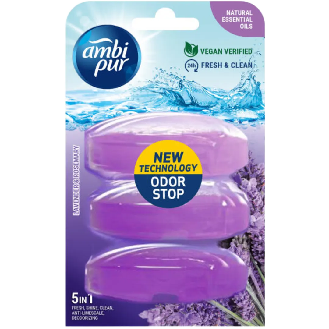 Ambi Pur Lavender & Rosemary WC-illatosító gél 55 ml