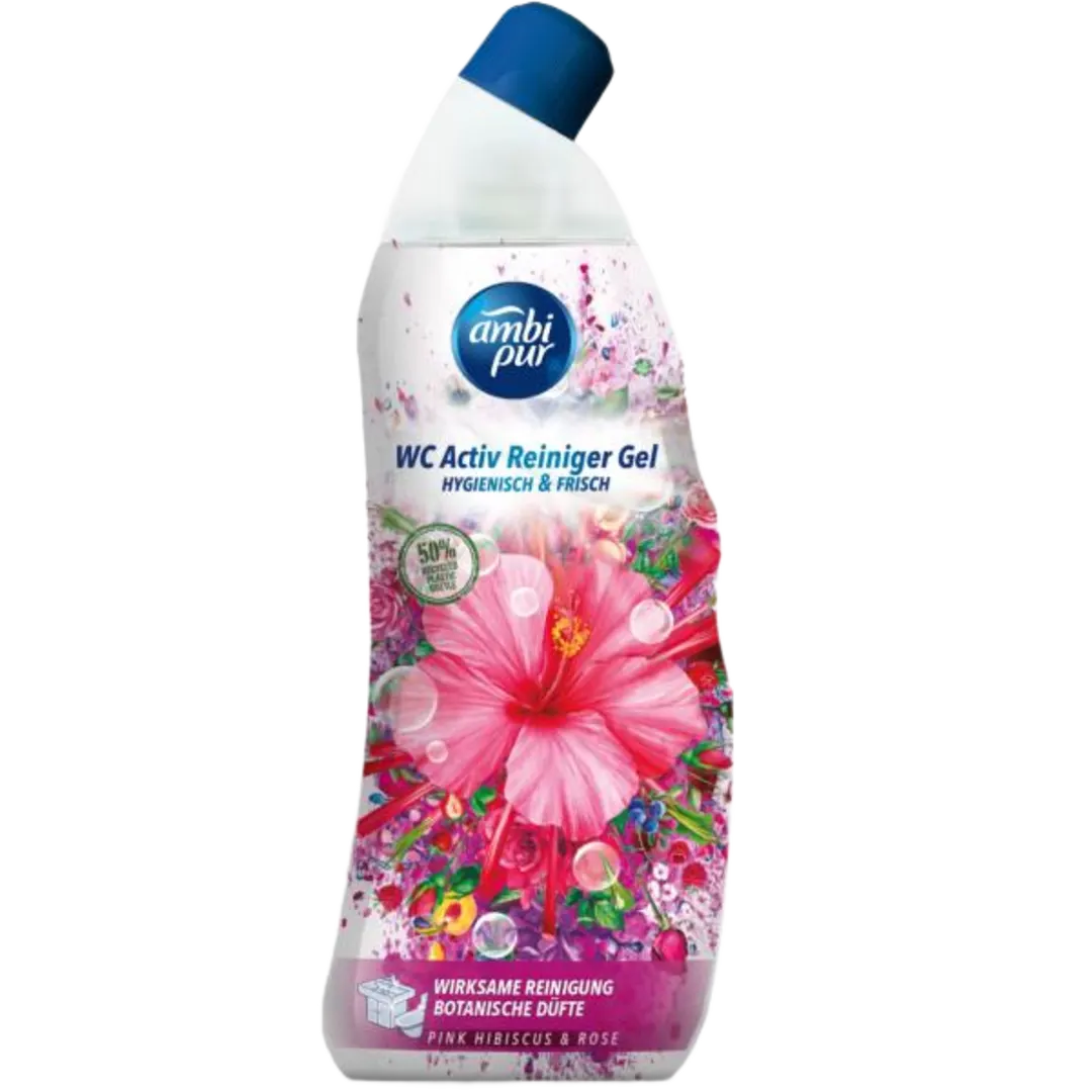 Ambi Pur WC Active Pink WC-tisztító gél - 750 ml