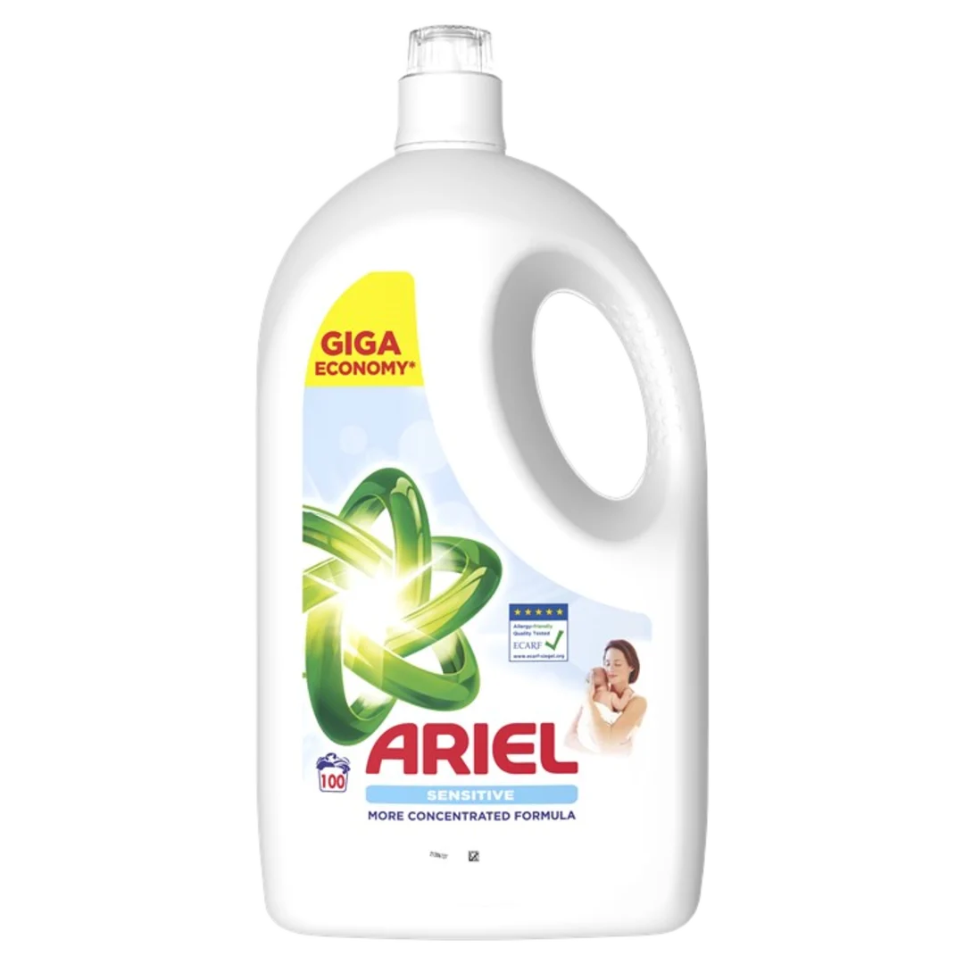 Ariel Sensitive Mega Economy mosószer érzékeny bőrre 4,05 l