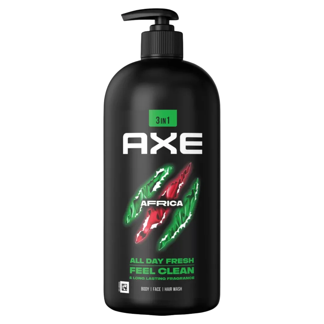 AXE 3in1 Afrika tusfürdő, 900 ml