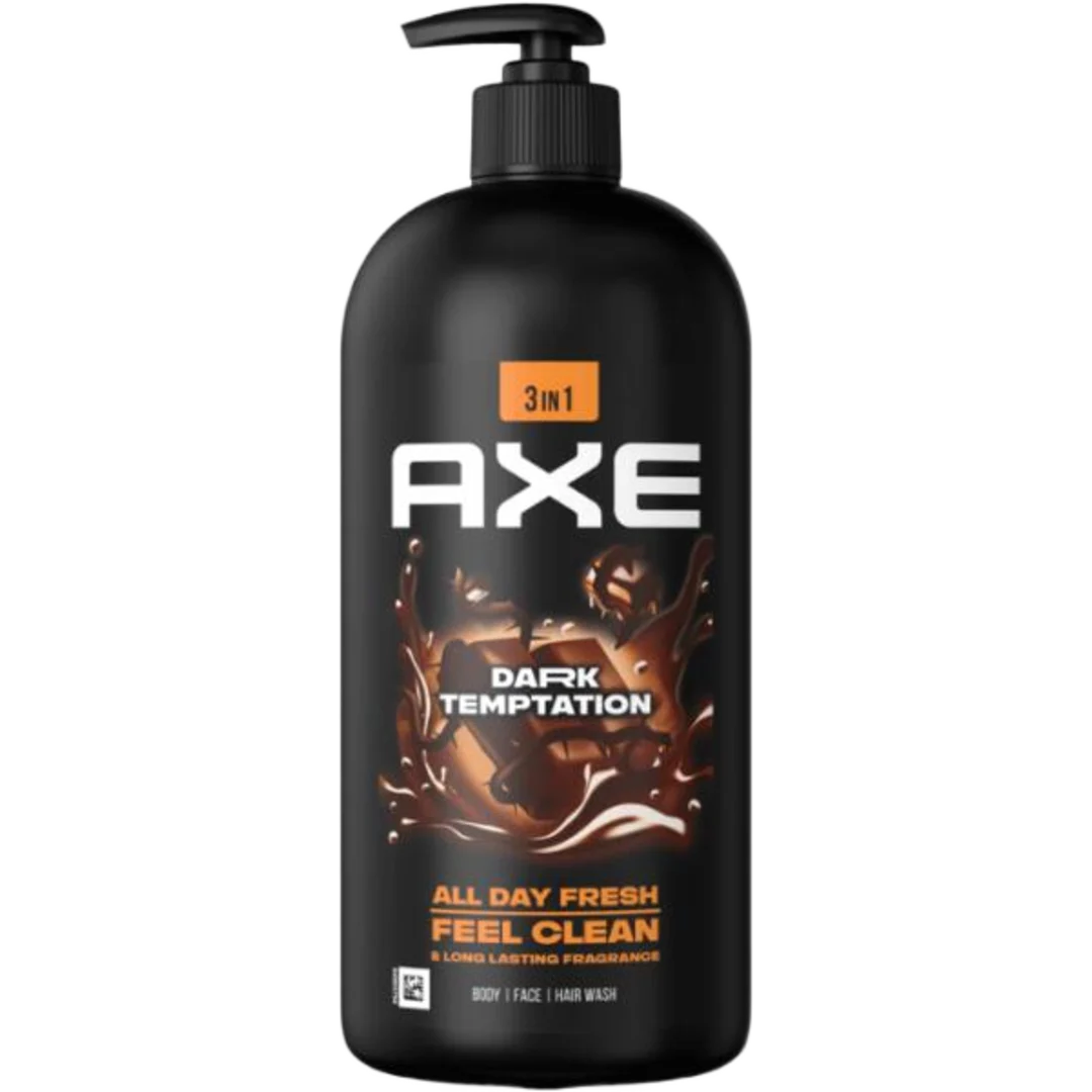 AXE 3in1 Dark Temptation tusfürdő, 900 ml
