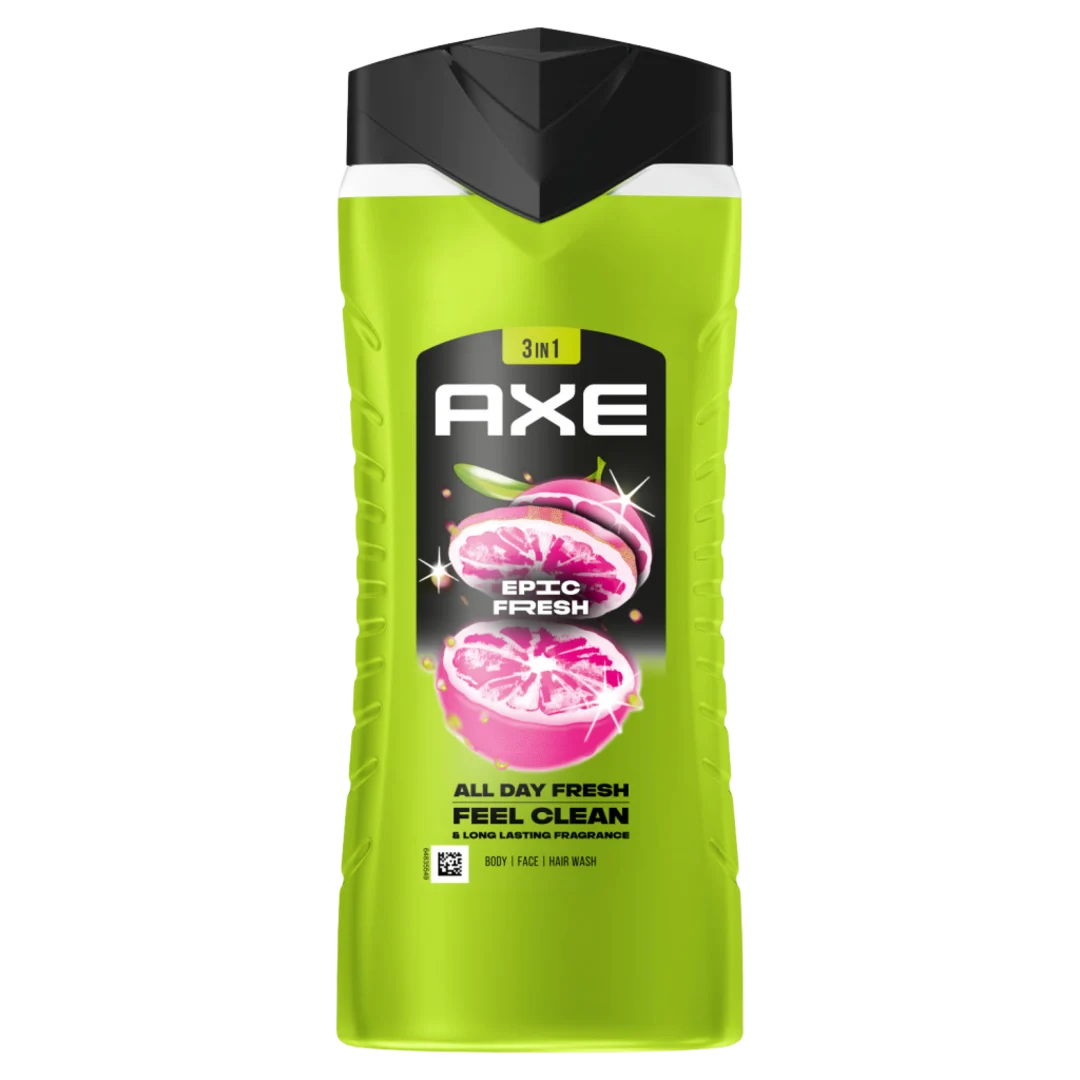 AXE 3in1 Epic Fresh tusfürdő, 250 ml