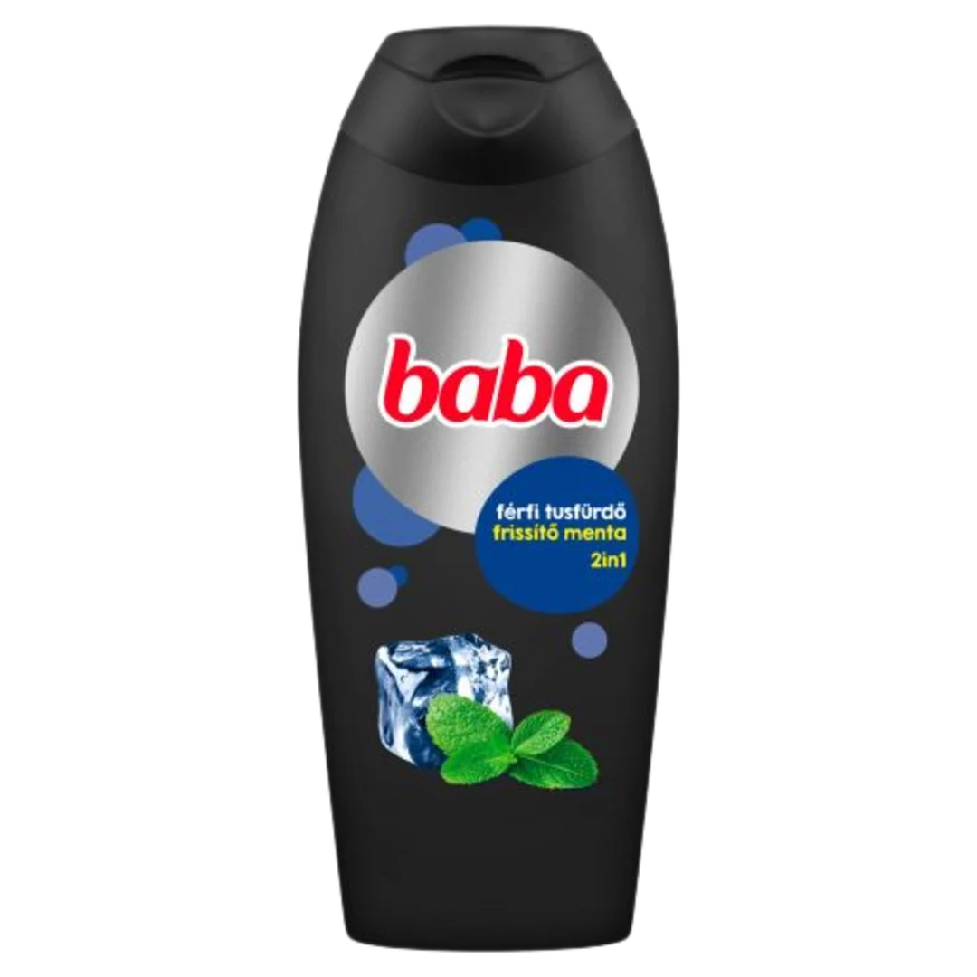 Baba Men 2 in 1  Menta tusfürdő, 400 ml