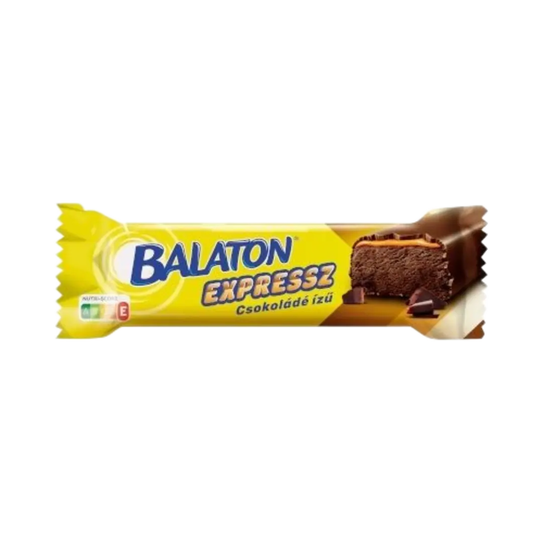 Balaton Expressz étcsokoládéval mártott csokoládéízű szelet karamellel 35 g