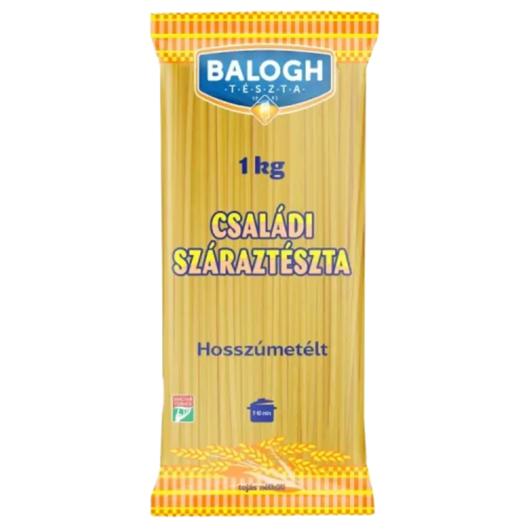 Balogh Családi tojás nélküli hosszúmetélt száraztészta 1 kg