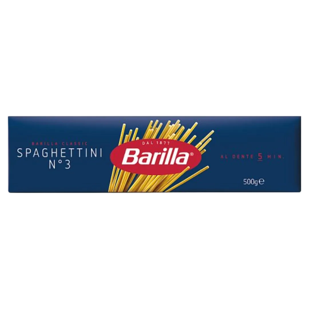 Barilla Spaghettini N°3 durum száraztészta 500 g
