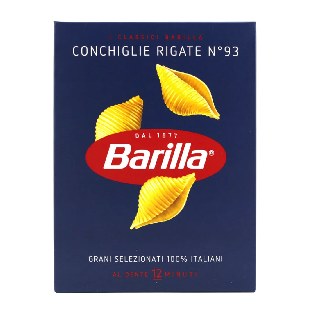 Barilla Conchiglie Rigate N°93 durum száraztészta 500 g