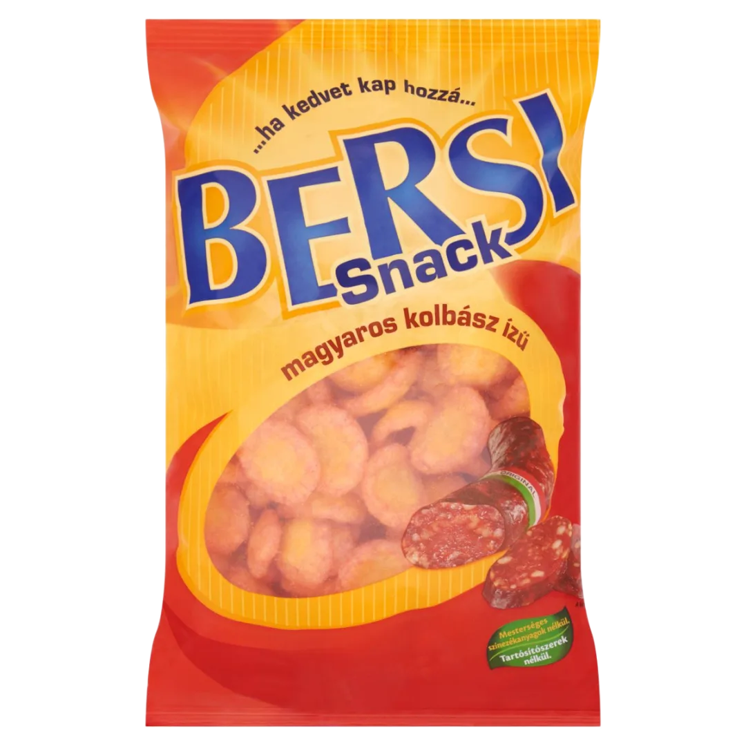 Bersi Snack magyaros kolbász ízű golyó 60 g
