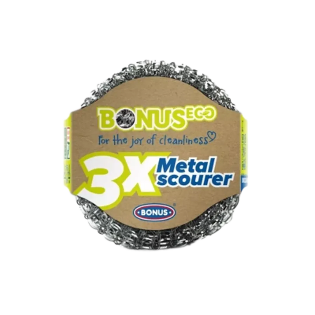 BONUS fém dörzsi galvanizált acélból, 3 db