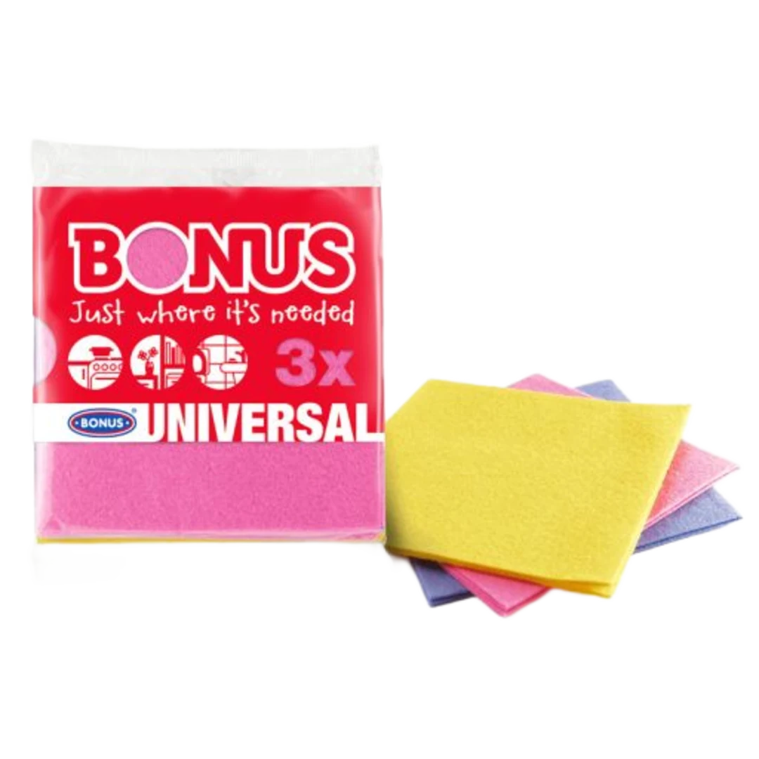 Bonus általános törlőkendő - 3 db