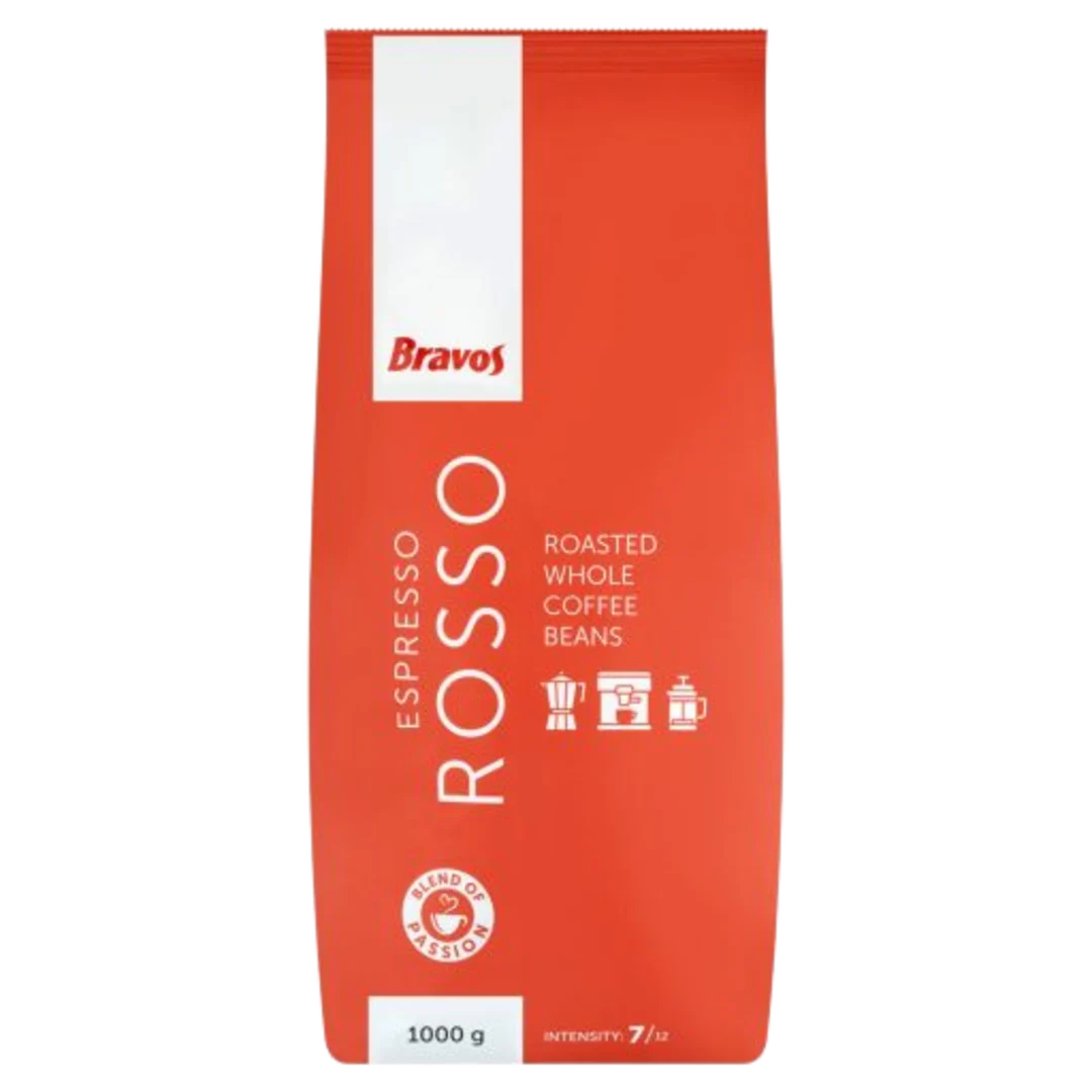 Bravos Classic Espresso Rosso szemes pörkölt kávé 1 kg
