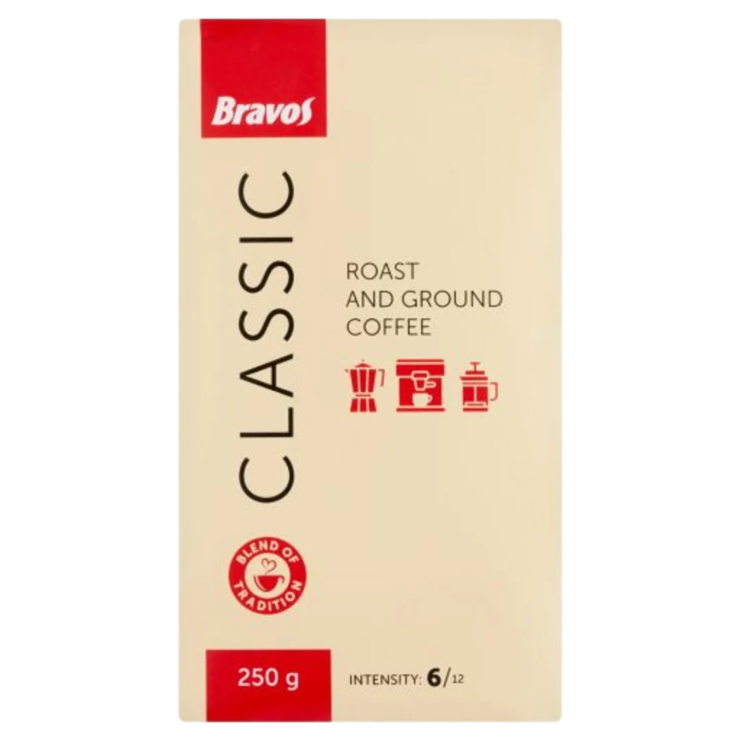 Bravos Classic őrölt pörkölt kávé 250 g