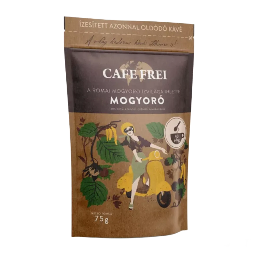 Café Frei mogyoró ízesítésű instant kávé 75 g