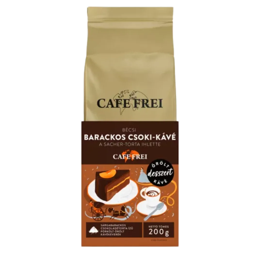 Café Frei Bécsi barackos csokoládétorta ízesítésű őrölt kávé 200 g