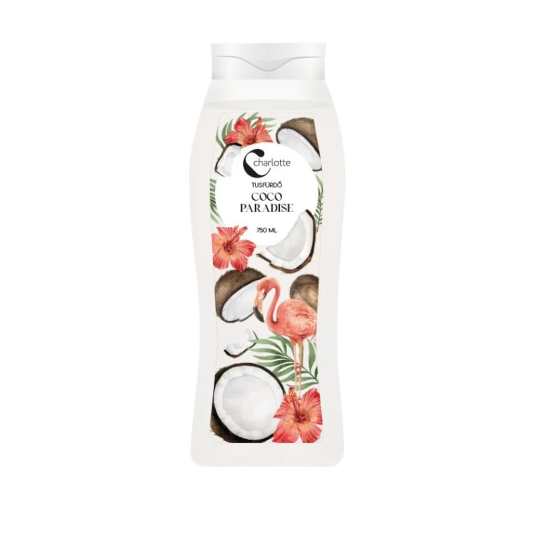 Charlotte Coco Paradise tusfürdő, 750 ml