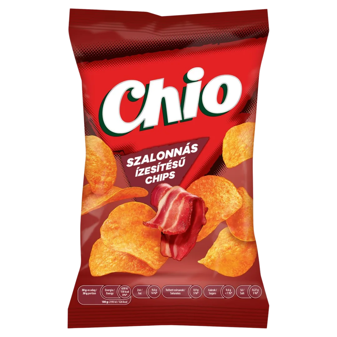 Chio Chips Bacon szalonnás burgonyachips 60 g