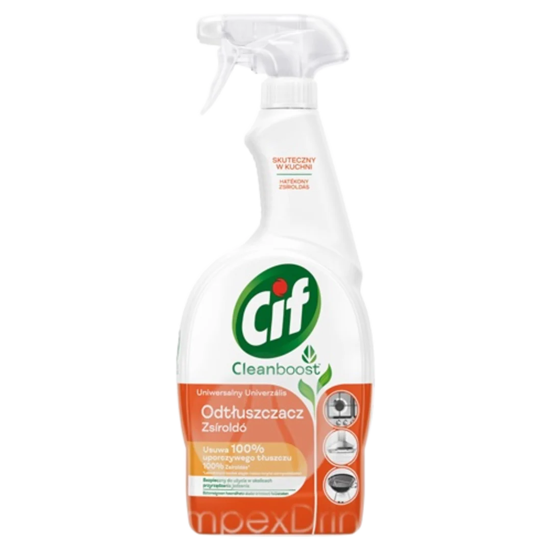 Cif Power & Shine konyhai zsíroldó spray - 750 ml