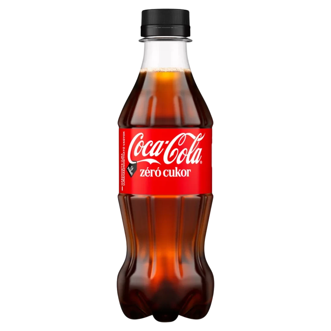 Coca-Cola Zero cukor colaízű energiamentes szénsavas üdítőital DRS 300 ml