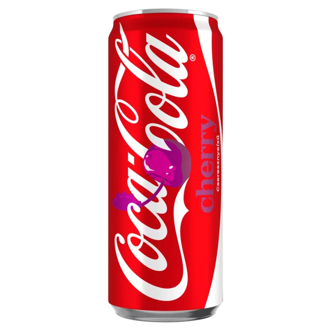Coca-Cola Cherry cseresznye ízesítésű colaízű szénsavas üdítőital DRS 330 ml
