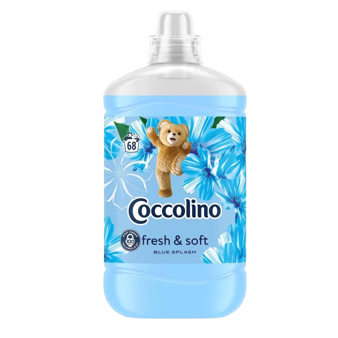 Coccolino Fresh & Soft Blue Splash öblítő, 68 mosás - 1,7 l