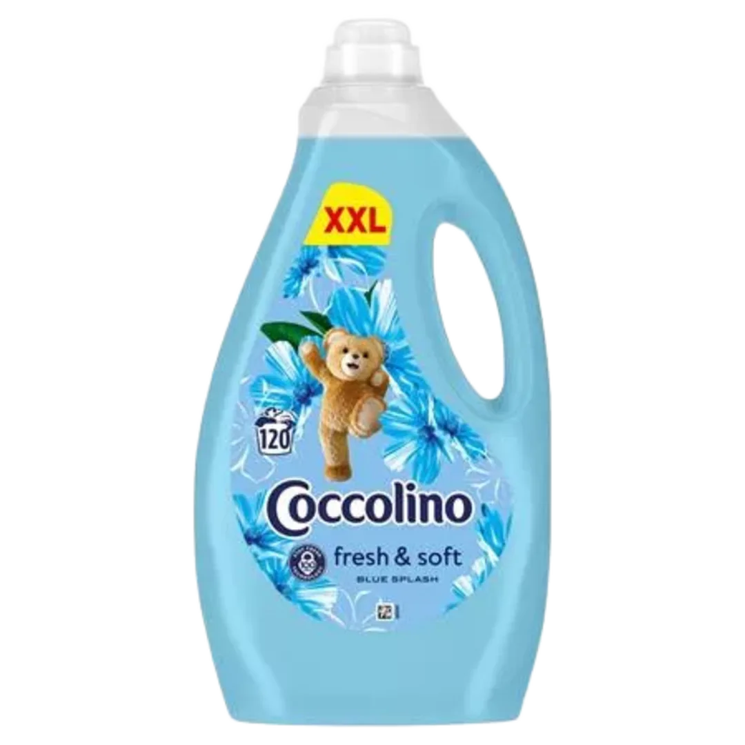 Coccolino Fresh & Soft Blue Splash öblítő, 120 mosás - 3 l