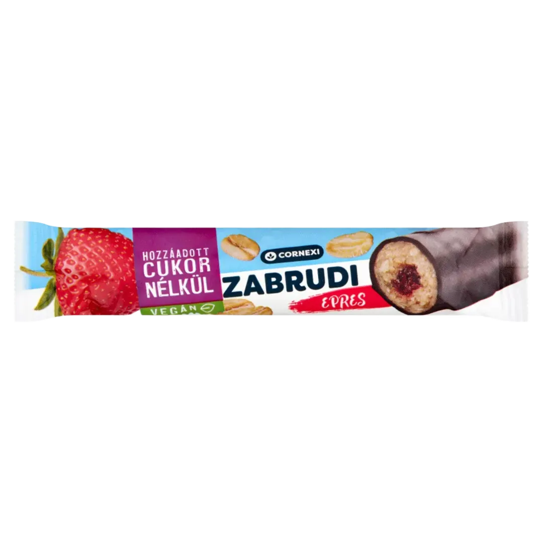 Cornexi epres töltött zabrudi kakaós bevonattal, hozzáadott cukor nélkül 30 g