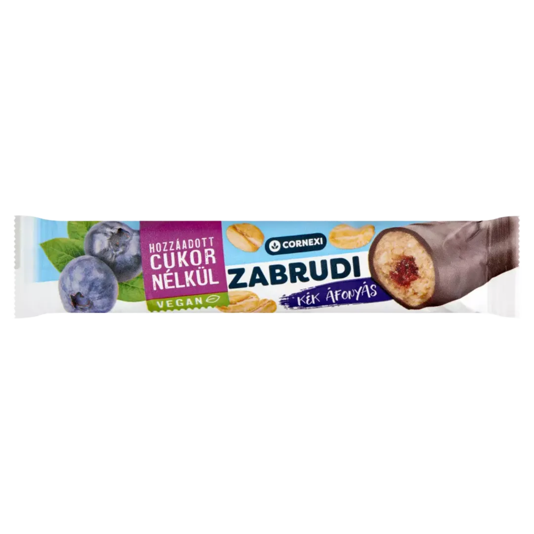 Cornexi kékáfonyás töltött zabrudi, hozzáadott cukor nélkül 30 g
