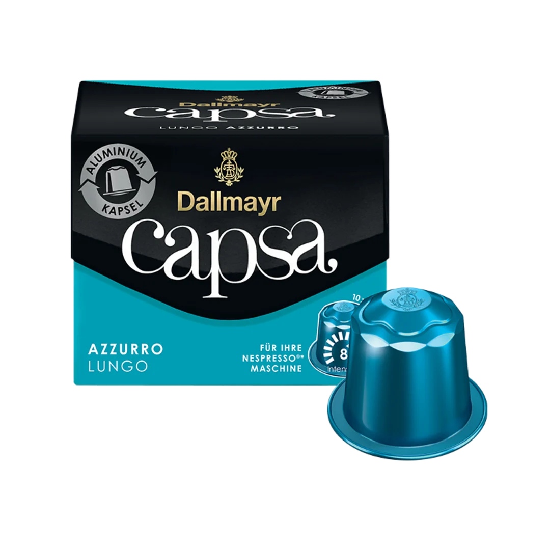 Dallmayr Capsa Lungo Azzurro Nespresso-kompatibilis kávékapszula 10 db