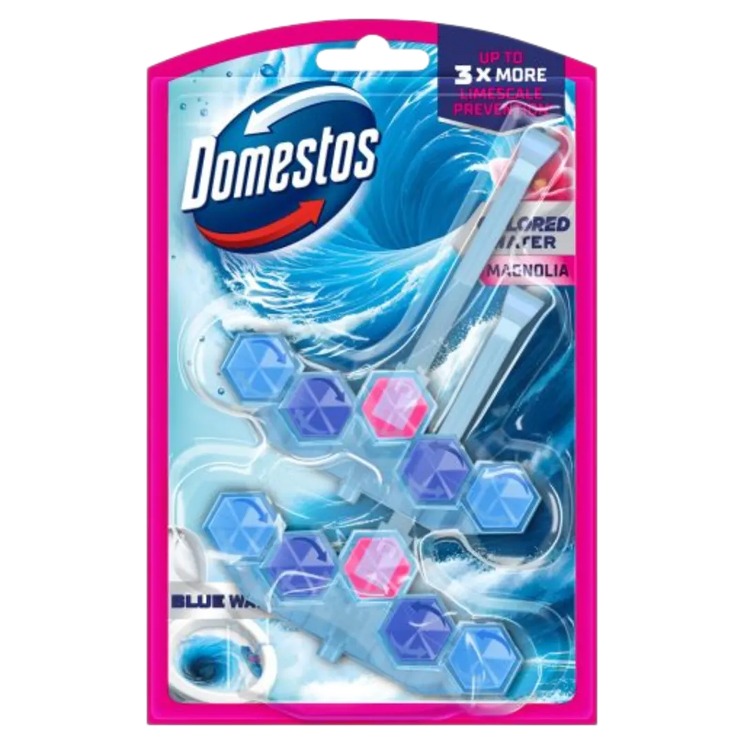 Domestos Blue Water Magnolia WC-rúd - 2 × 48 g