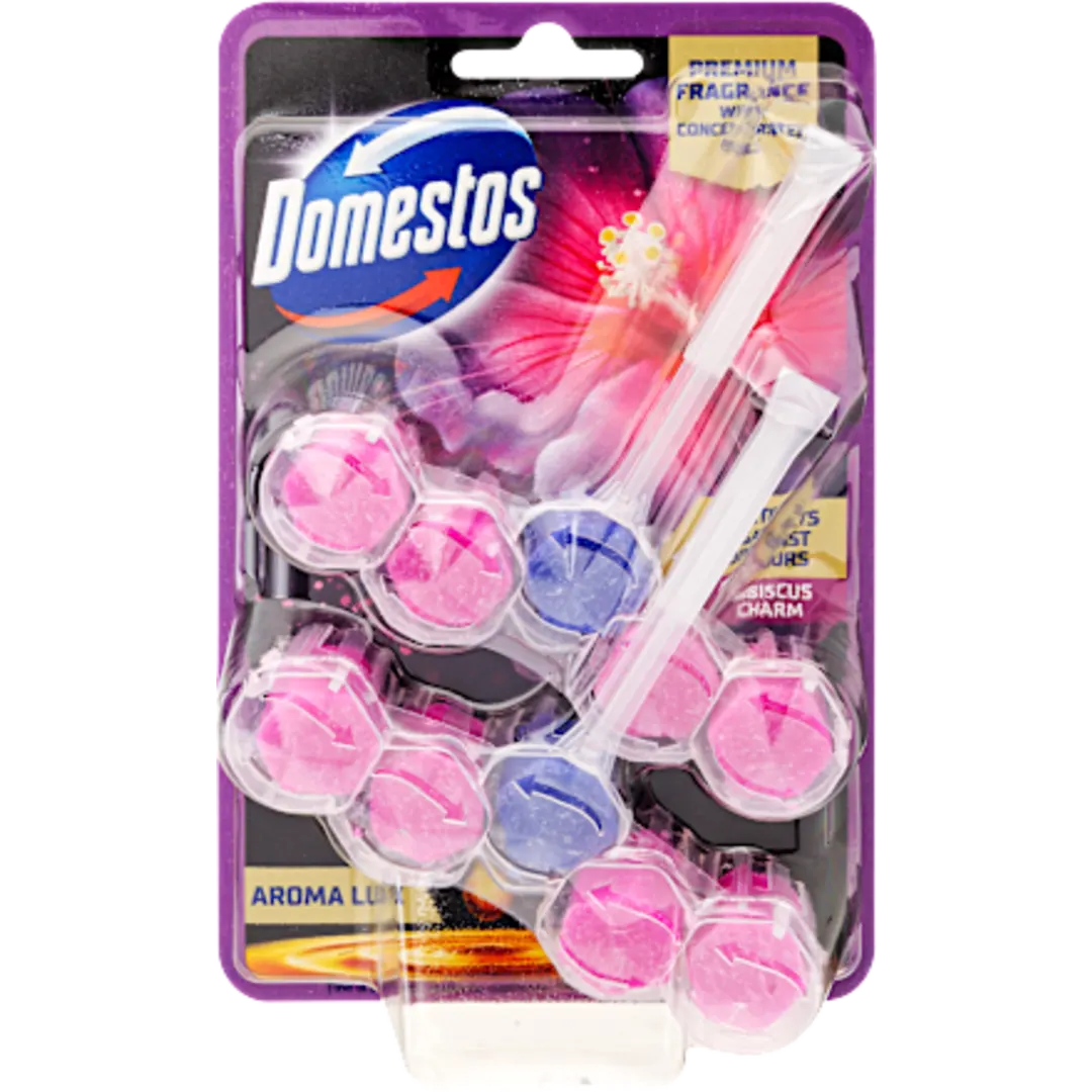 Domestos Power 5 Hibiscus WC-rúd - 2 × 50 g