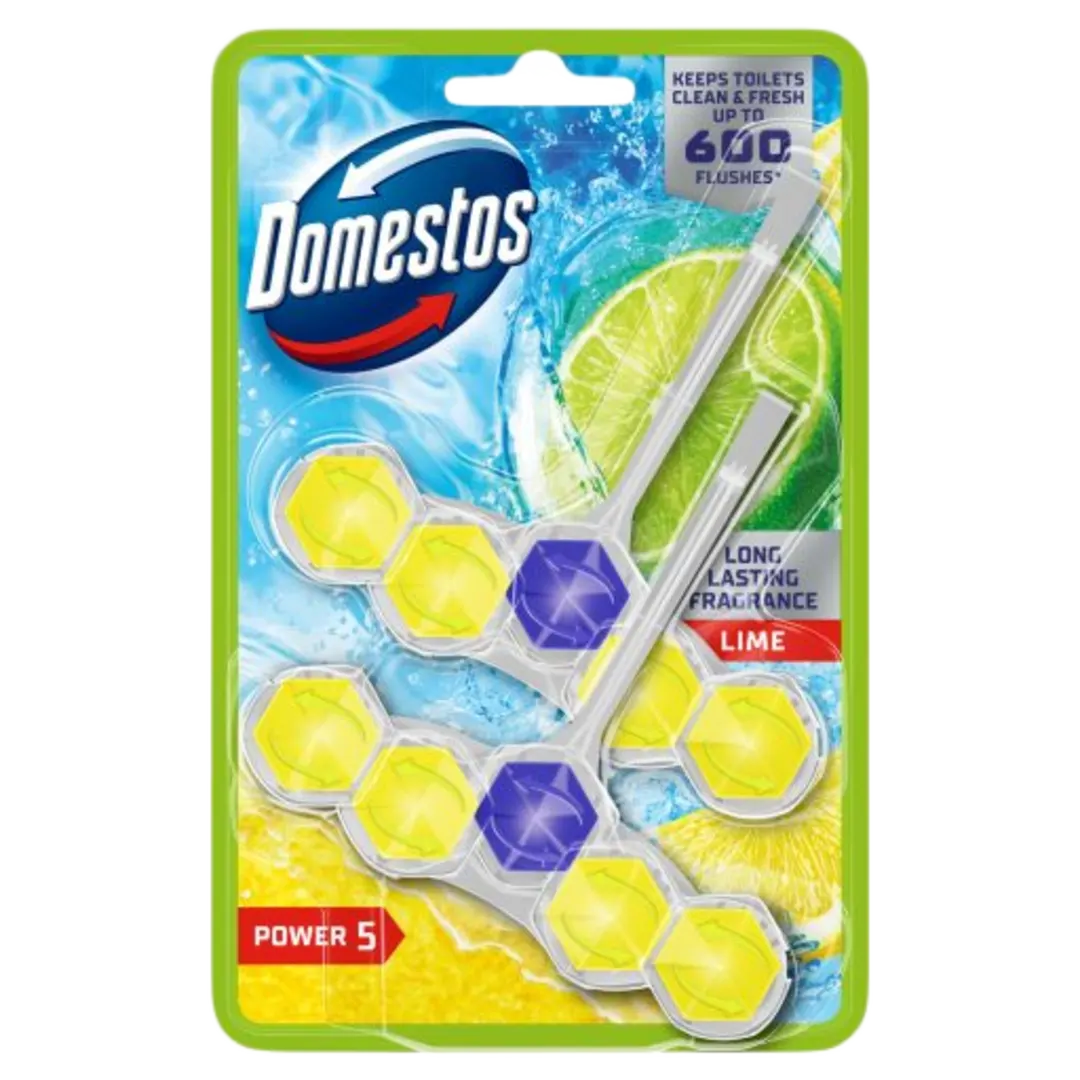 Domestos Power 5 Lime WC-rúd - 2 × 50 g