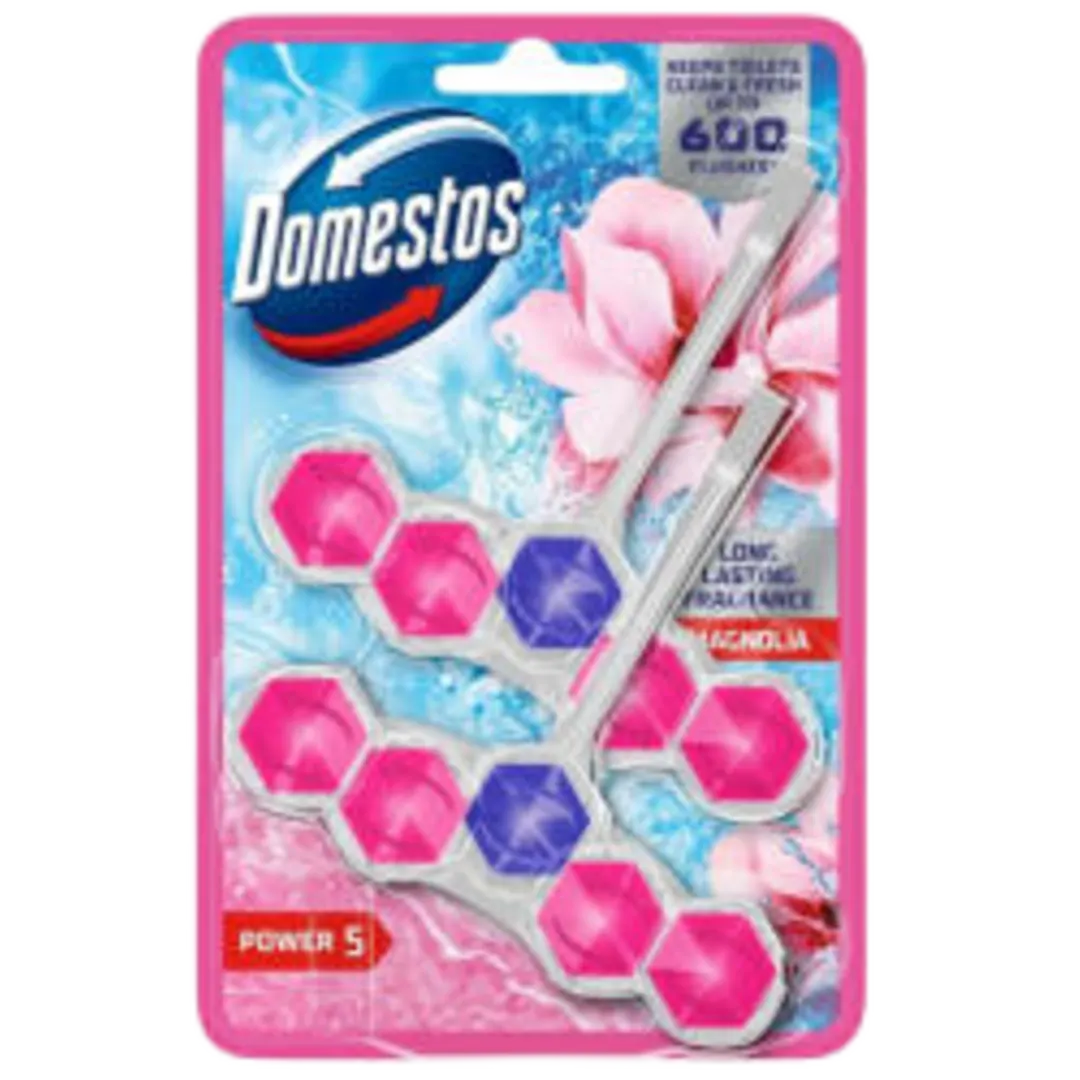 Domestos Power 5 Magnolia WC-rúd - 2 × 50 g