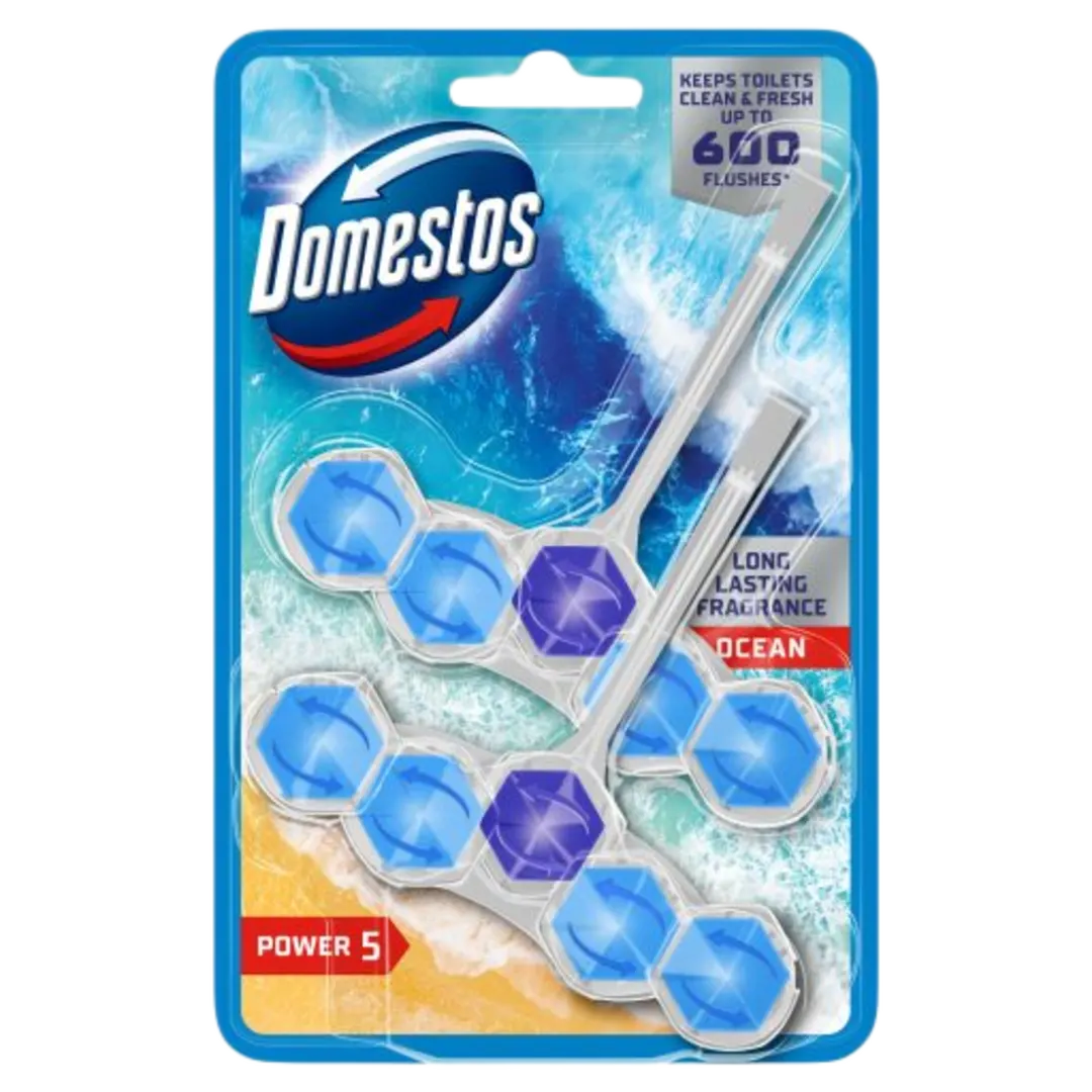 Domestos Power 5 Ocean WC-rúd - 2 × 50 g