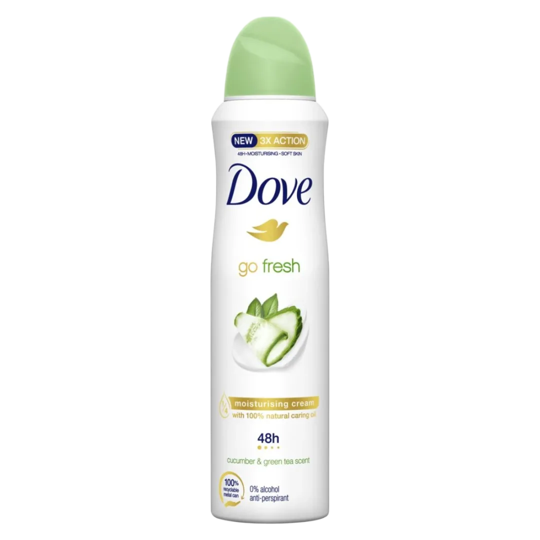 Dove Go Fresh Cucumber dezodor spray, 250 ml