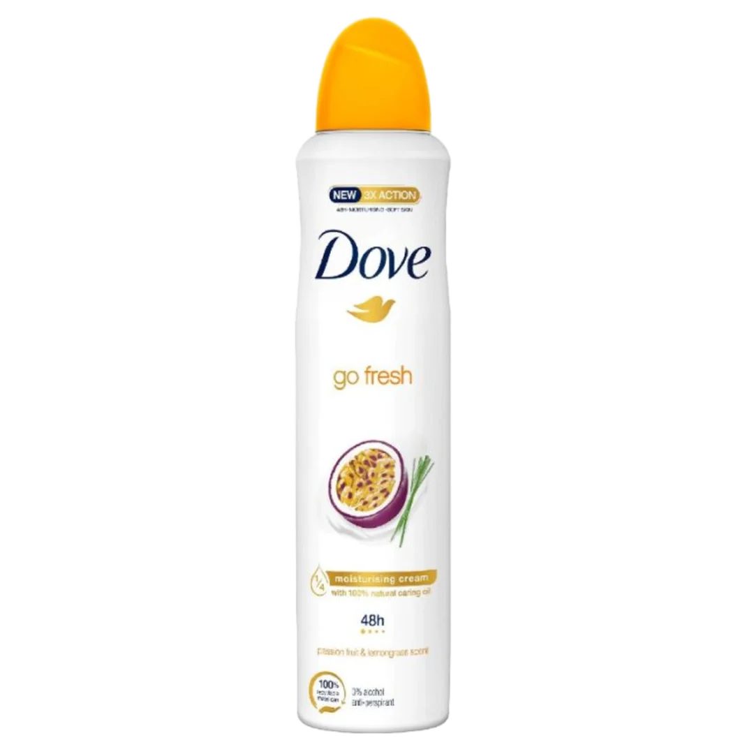 Dove Go Fresh Passion Fruit dezodor spray, 250 ml