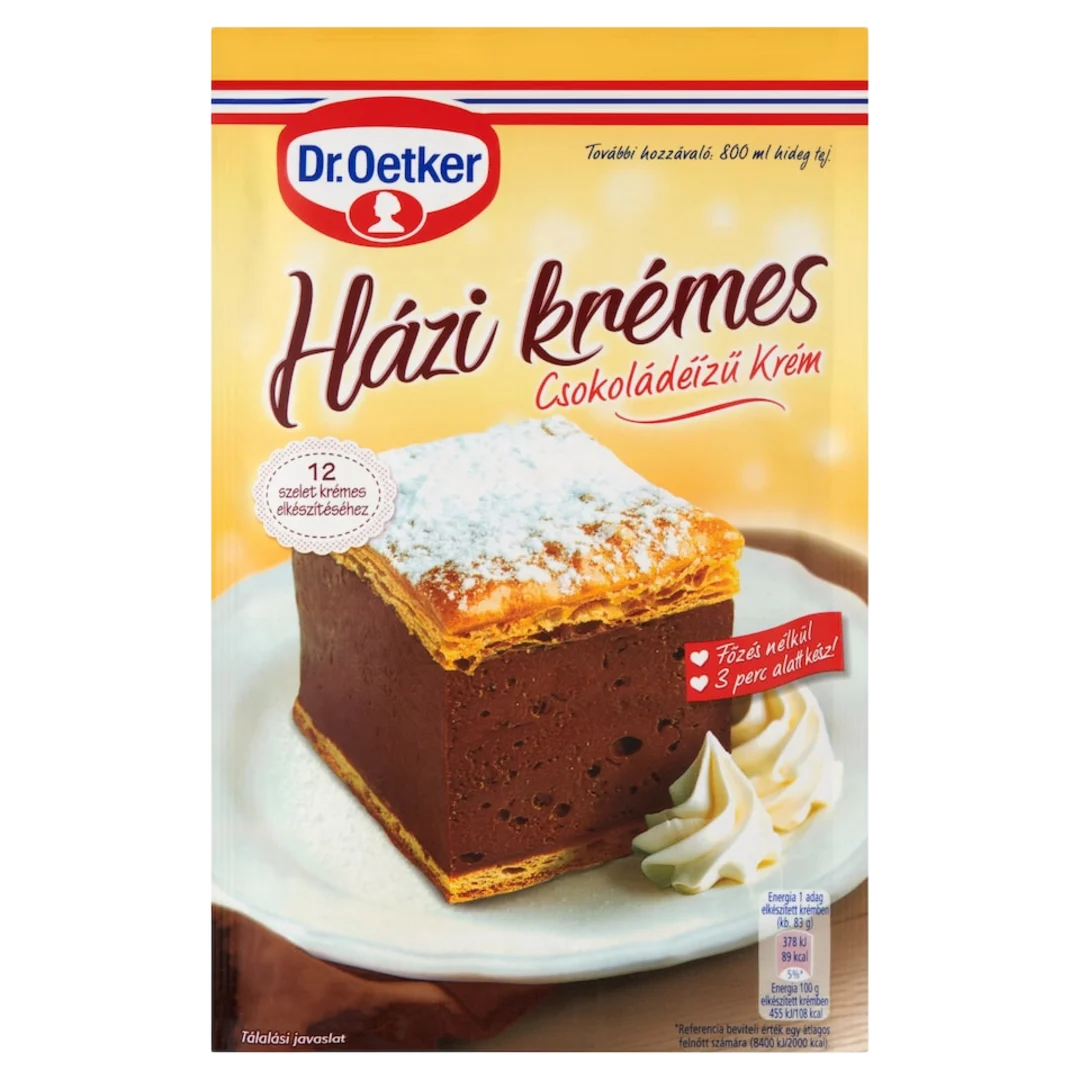 Dr. Oetker Házi Krémes csokoládéízű krémpor 190 g