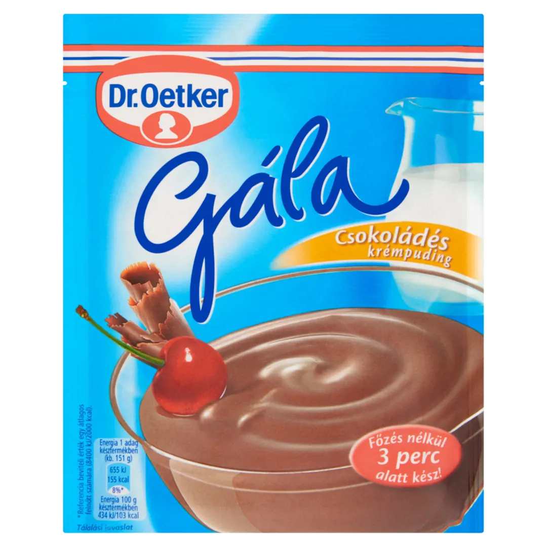 Dr. Oetker Gála csokoládés krémpudingpor 104 g