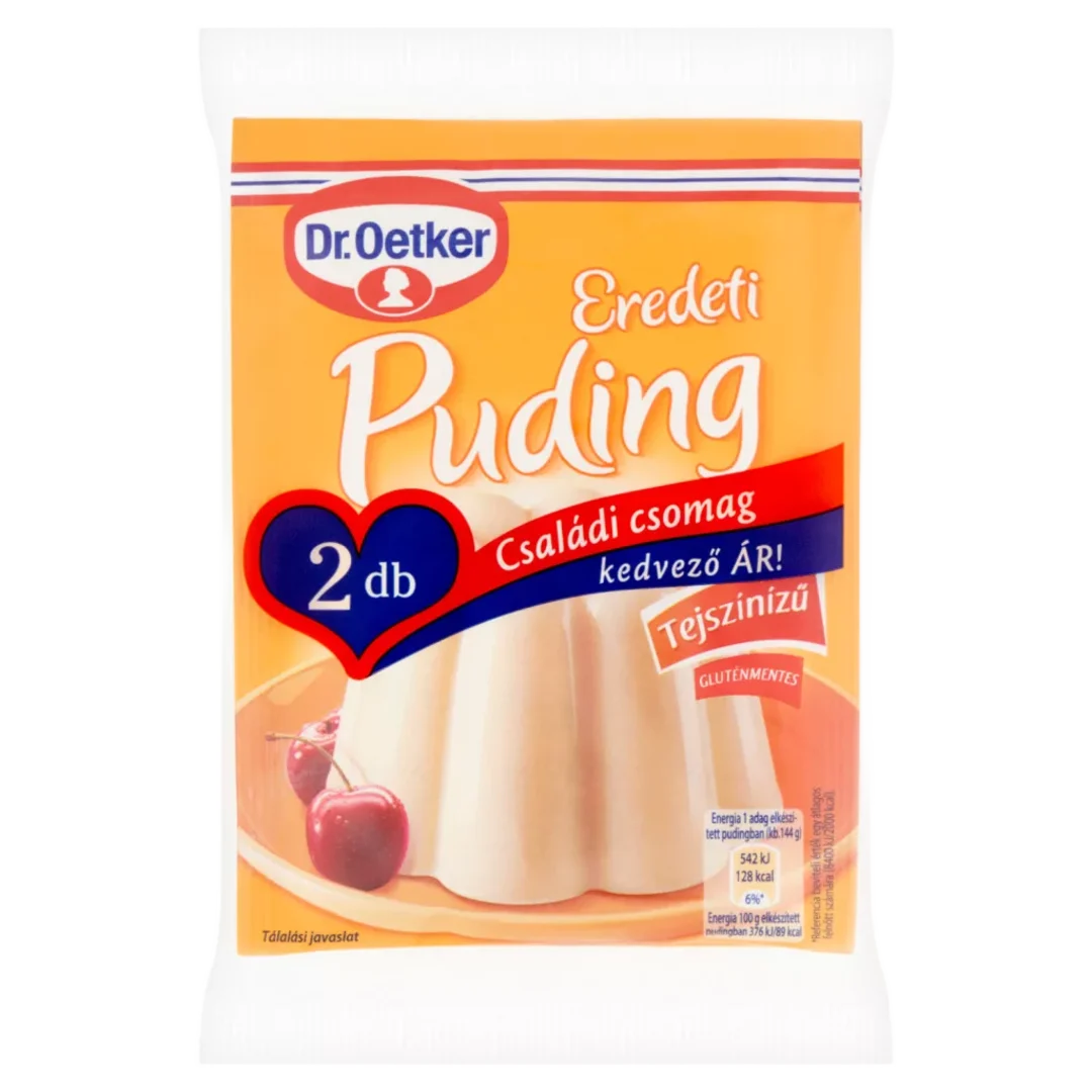 Dr. Oetker Eredeti Puding tejszínízű pudingpor 2 × 40 g