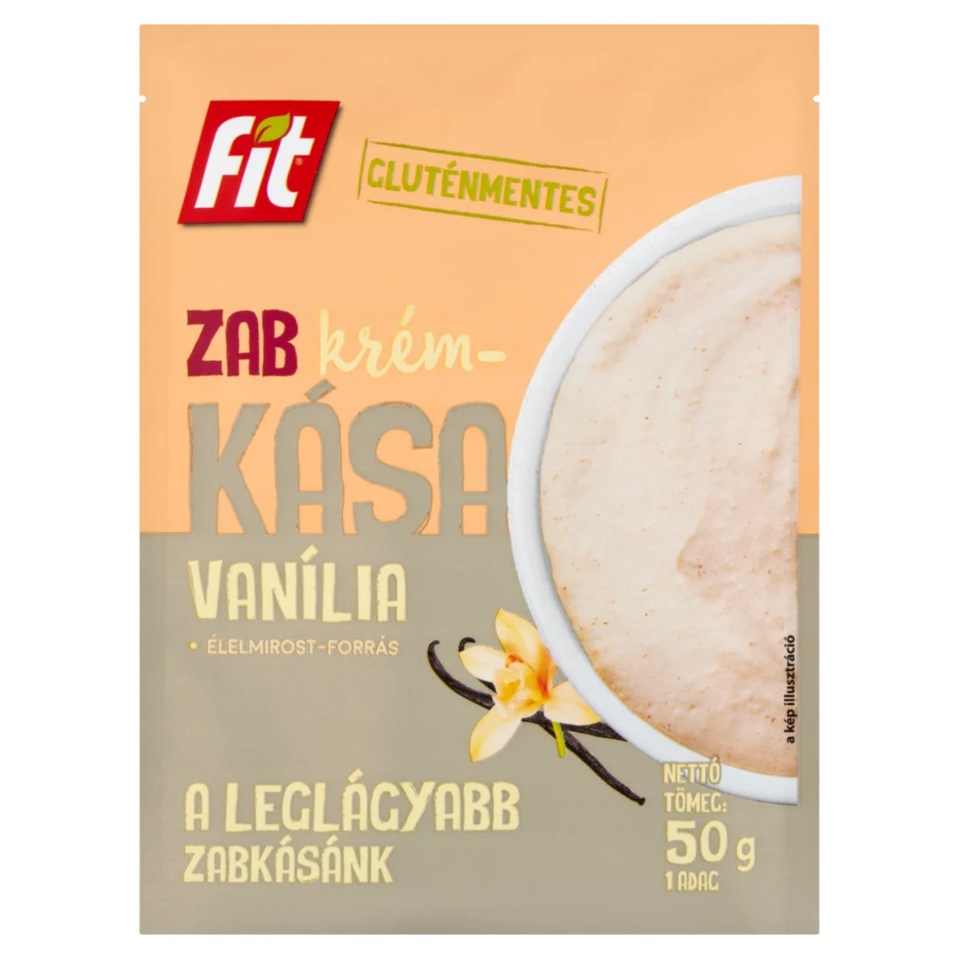 Fit gluténmentes zabkrémkása vaníliával 50 g
