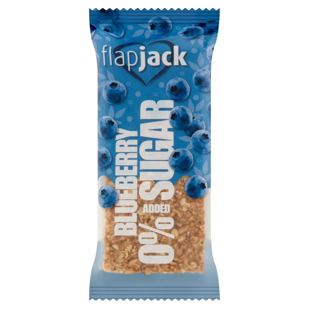 Flapjack ZERO kékáfonyás zabszelet hozzáadott cukor nélkül 100 g