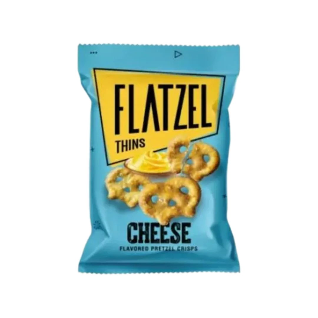 Flatzel Pretzel Crisps Cheese sajtos ízű lapos perec 65 g